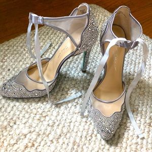 Betsey Johnson Iris Silver Heels